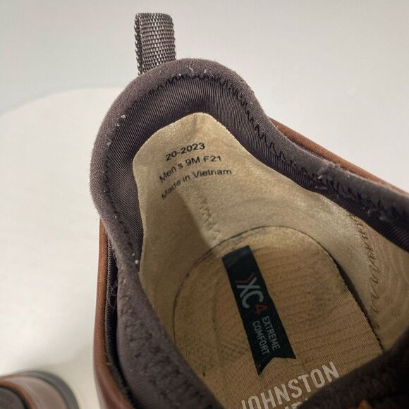 Johnston & Murphy XC4 Lancer Wingtip Shoe Size 9 M Brown Casual Waterproof - Picture 4 of 14